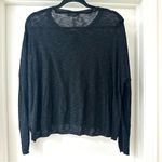StitchDrop Black Lightweight “Love is in the Air” Heart Sweater, Size Large Photo 7