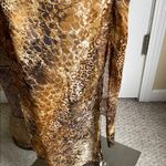 Enfocus Studio  Animal Print Boho Western Maxi Dress Photo 3