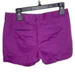 Banana Republic  cotton blend 4.75” inseam stretch mini shorts purple star size 2 Photo 1