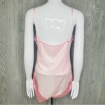 Emilio Pucci Modern Vintage Lingerie  French lace embroidered pink body suit lrg Photo 2