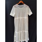 Agnes & Dora NWT White Polka dot Mesh Dress Sz S Photo 2
