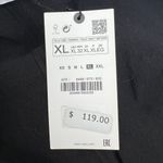 ZARA  Size XL Dress Plunging V-Neck Ruch Draped Waist Midi Black Limited Edition Photo 9