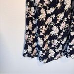 Vintage Maurice’s Black Yellow Floral Maxi Skirt Womens 4 Casual Fall Peasant Photo 1