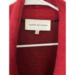 Cupcakes & cashmere 'Brighton' Houndstooth Wrap Coat Wool Belted Size Small Cozy Red Photo 6