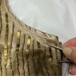 Romeo + Juliet Couture gold sequin beaded mini dress Sz M Photo 10