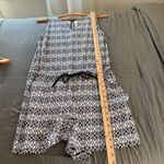 New York & Company Black white Cotton Sleeveless Romper. Size Medium. Photo 8