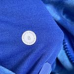 Lululemon Blue Tie Dye Hooded Zip Up Jacket Athletic Performance Wear Size 8 Photo 5