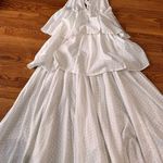 RHODE white Leela Tiered Long Chanderi DRESS MIDI SIZE small Photo 7