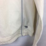 Mountain Hardwear Mountain Hardware Ivory Fleece Zip Sport Top L Photo 3