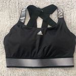 Adidas  Black and Gray Sports Bra Photo 0