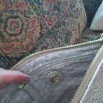 Charming Charlie Blush Metallic Snakeprint Crossbody Wristlet from Photo 4