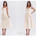 House Of CB  'Tatiana' Rose Print Midi Sundress floral‎ NWOT size Large Photo 7