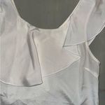 Sugar Lips Size small great condition  Asymmetrical White Frill Tank Top Shirt Photo 5