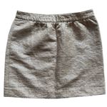 Loft Petites Gold Brocade Mini Skirt 4P Photo 2