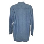 Sunbelt Denim Vintage Floral Painted Denim Shirt Shacket Size Medium Photo 1