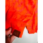 One Teaspoon Neon Coral Leopard Long Sleeve Knit Sweater NWT size Medium Photo 8