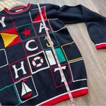 Vintage nautical YACHT‎ embroidered sweater 90’s Blue Photo 2