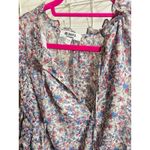 BB Dakota Sleeveless Maxi Blue Ditsy Floral Ruffle Tiered Dress XXL Prairie Photo 4