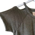 Chaser Revolve Olive Cold Shoulder Deconstructed Sleeves Festival Bohemian Top M Photo 4