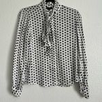 EXPRESS  Satin Polkadot Blouse Size XS Photo 0