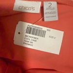 Chico's  Orange Sleeveless Fitted Tank Top Photo 2