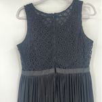 Say What? Say What? Y2K Lace Fit & Flare Dress Sz L Coquette Pleats Bow Ballet Soft Girl Photo 6