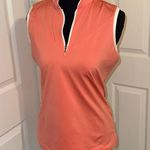 Adidas  Coral Zip-Neck Tank Top Photo 4
