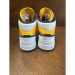 Nike  Air Jordan 1 Mid Perforated White University Gold Sneaker Women 9 Colorful Photo 4