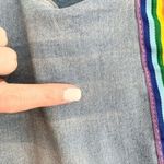 Boom Boom Jeans BBJ Midrise Rainbow Stripe Pride Skinny Ankle Jeans Photo 8