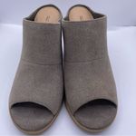 Call it spring suede peep toe mules stack heeled women’s Size 7.5 Galerassi Photo 5
