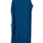 Extra Touch Maxi Dress 1X  Woman's Blue Stretch Photo 0