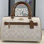 Coach Rowan Satchel in signature canvas CA149 Photo 0