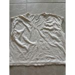 Athleta  Top Womens Size Medium Bone White Cropped‎ Sporty Active Gym Workout Photo 2