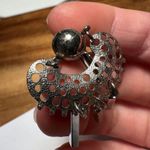 Cha Cha Signed Sarah Cov Silver Tone  Dangle Charms Clip On Earrings Coventry Photo 3