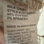 Cream Flare Jeans Panel Seam Boho Y2K Bell Bottom Denim Hippie Festival Sz 1/24 Photo 7