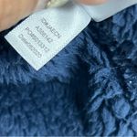 Koolaburra by Ugg  Plush hooded Cardigan Size S Blue Oversized Open Front Pockets Photo 9
