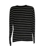 Lauren Ralph Lauren Womens M Black & White Striped Cardigan Sweater silk casual Size M Photo 1