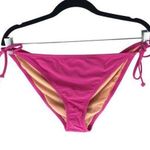 J.Crew Factory Womens String Bikini Bottom Pink XL Photo 0