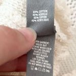 Aerie Knit Crochet Cropped Stretch White Cream Halter Top Size Large Photo 7