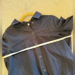 Lululemon  Women’s Full Day Ahead Shirt Flannel Button Down Size 8 Black Relaxed Photo 9