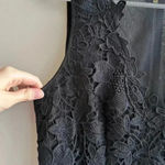 Betsy and Adam  Lace Crochet Peplum Dress with Black Pencil Skirt, Size 10 Photo 7