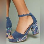 Anthropologie Scalloped Platform Heels (Size 41) Photo 2