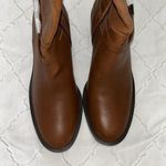 Linea Paolo Kamile Knee High Almond Toe Leather Tan Riding Boots(Size 9M) Photo 7