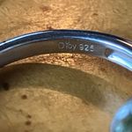 Artistic Rose De France Amethyst Peridot Sterling Silver Ring Size 7 Purple Photo 5