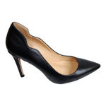 Petit Cadeau Lavinia Black Vegan Leather Stilettos Women's Size 7 Photo 3