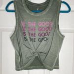 Skechers Womens ‘Be the Good’ Crop Performance Tank Top Green Size Small Photo 0