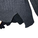 Madewell 467.  black knit scoop neck long sleeve sweater size small Photo 1