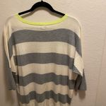 Gap  Striped Wool Blend Dolman Sleeve V-Neck Sweater Size L New W/O Tag Photo 8
