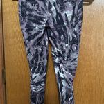 Adidas Graphic Print Leggings - Black and Gray Photo 3