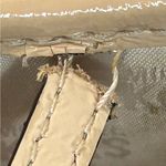 MICHAEL KORS MK Signature Jet Set Travel CARRYALL TOTE Bag Oyster Patent Leather Tan Photo 7